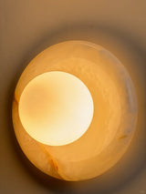 Gravure Onyx Sconce
