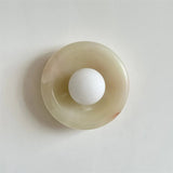 Gravure Onyx Sconce