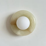 Gravure Onyx Sconce