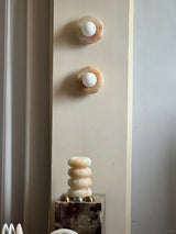 Gravure Onyx Sconce