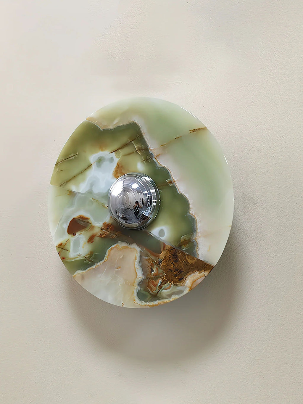 Green Onyx - Mineral Sconce