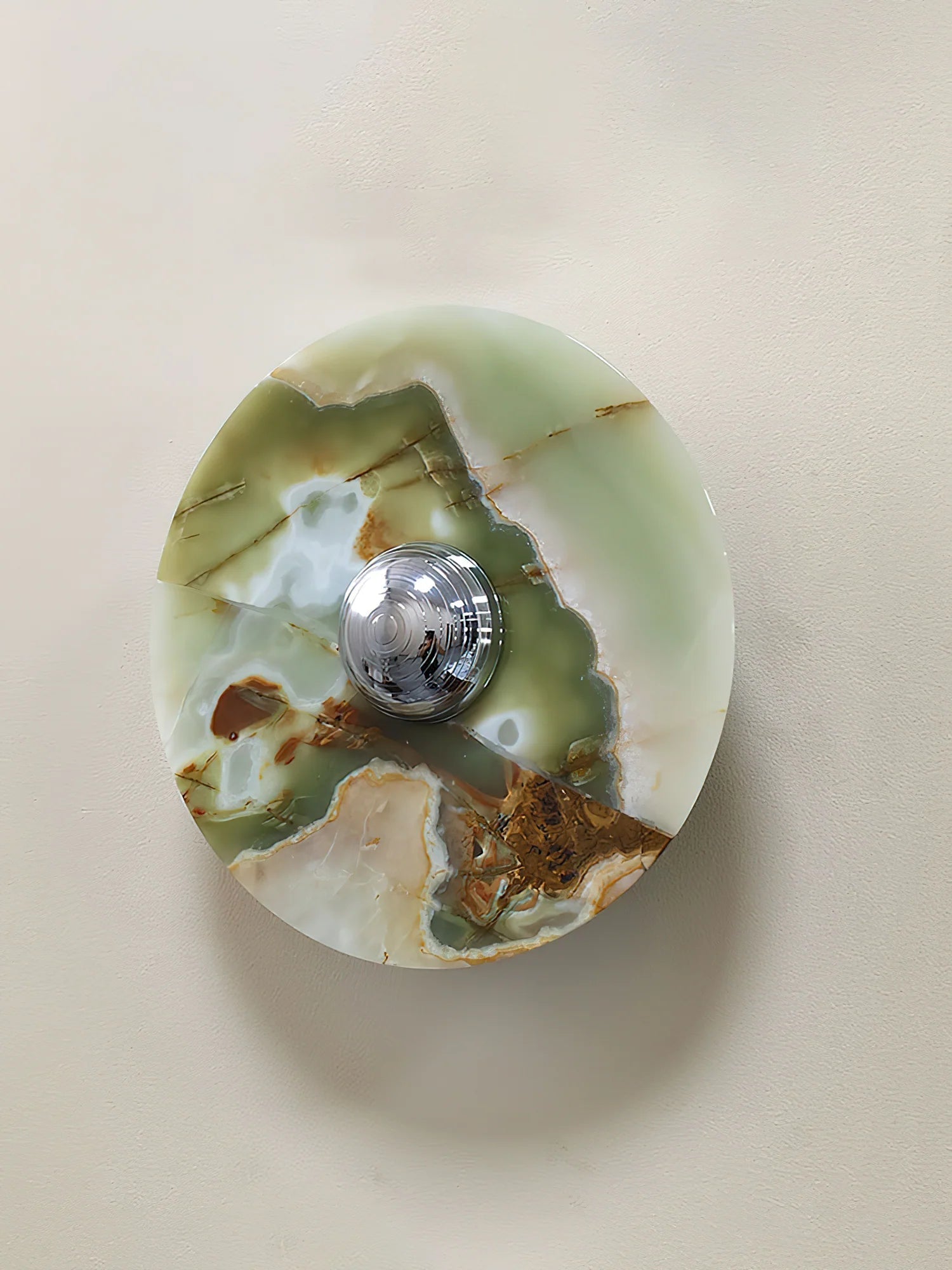 Green Onyx - Mineral Sconce