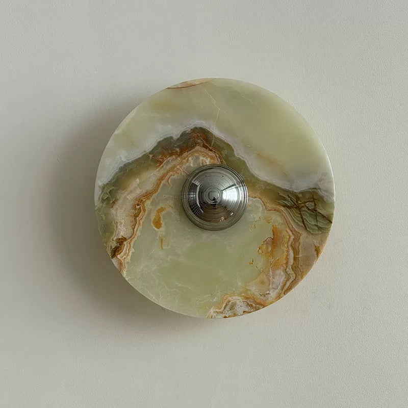 Green Onyx - Mineral Sconce