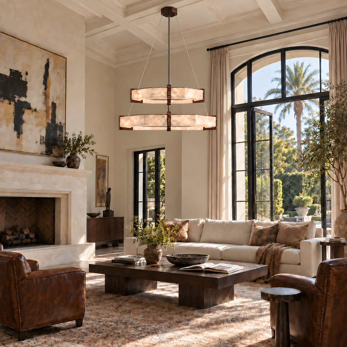 Hephaestus Two-Layer Suspension Lamp