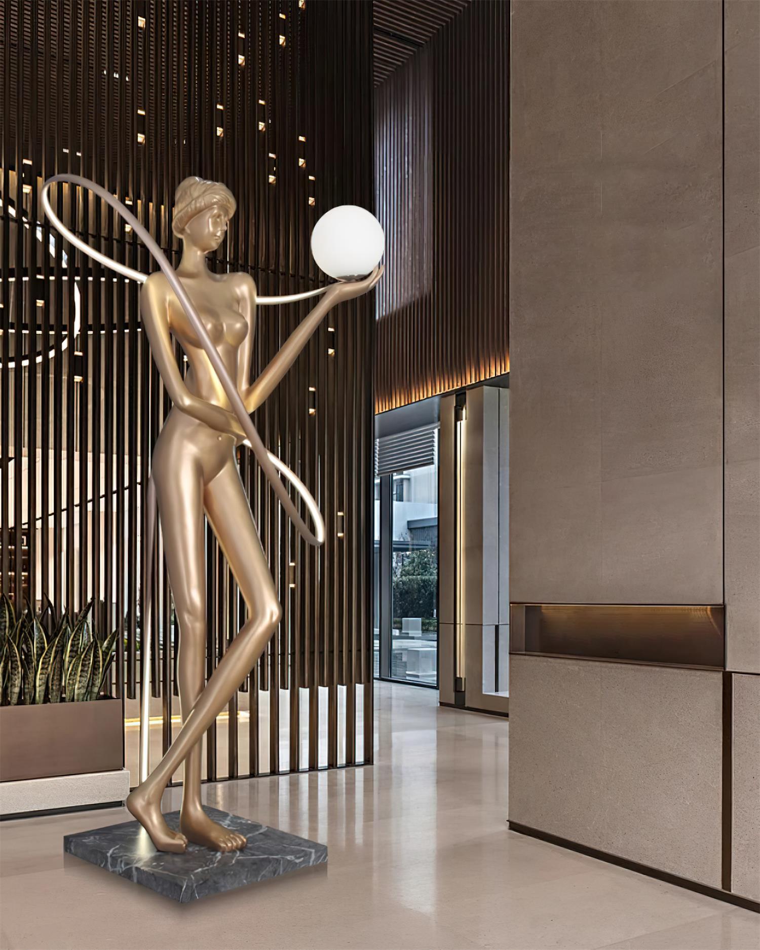 Hestia Sculpture Floor Lamp