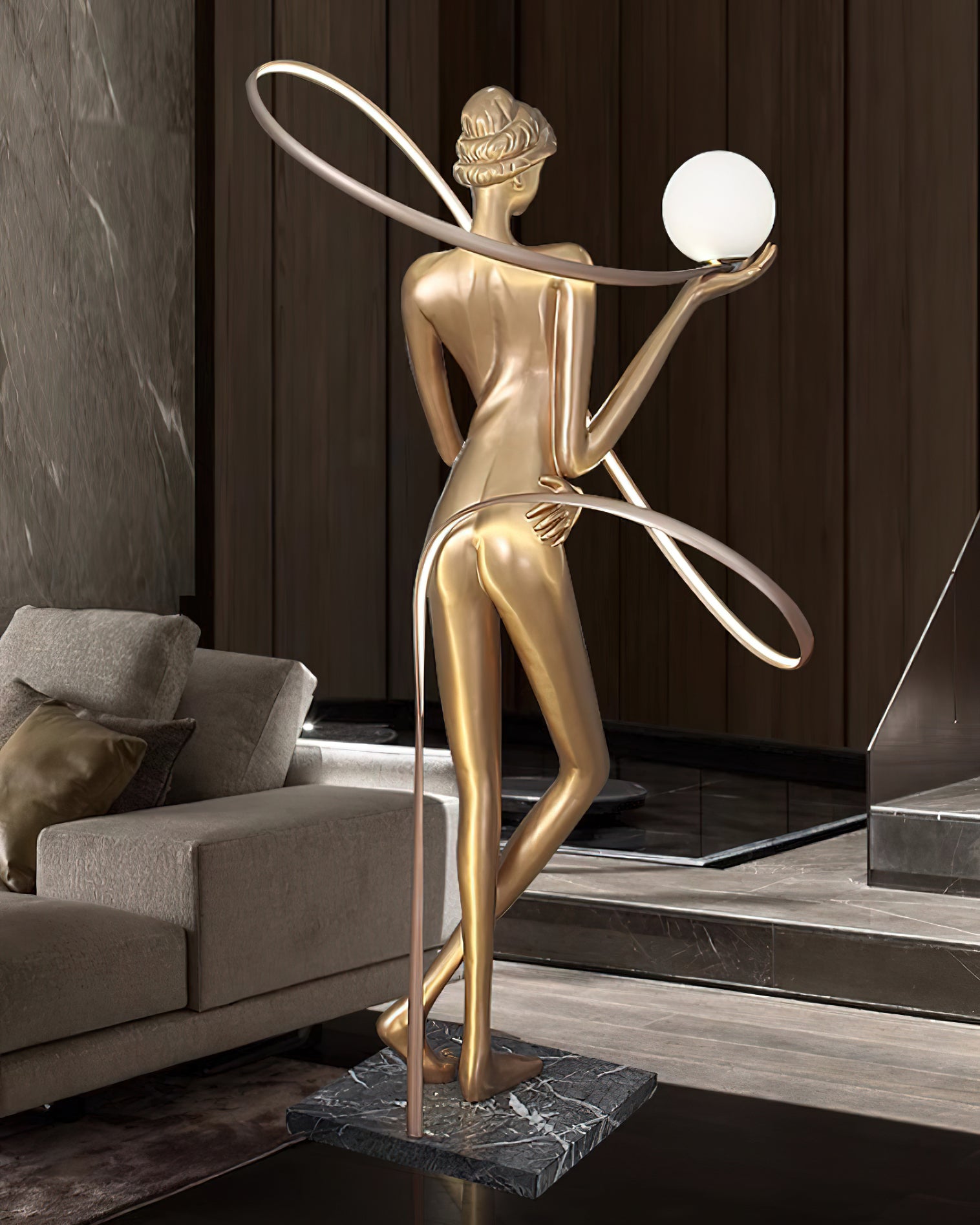 Hestia Sculpture Floor Lamp