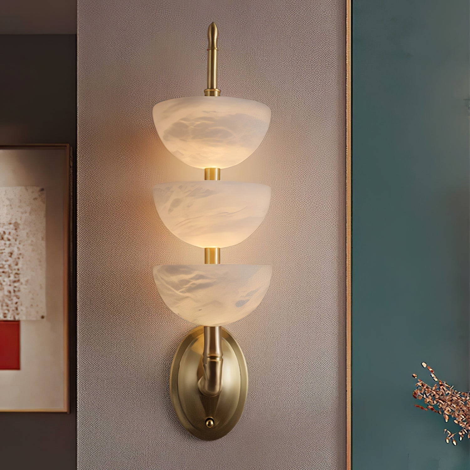 Holy Sword Alabaster Wall Lamp