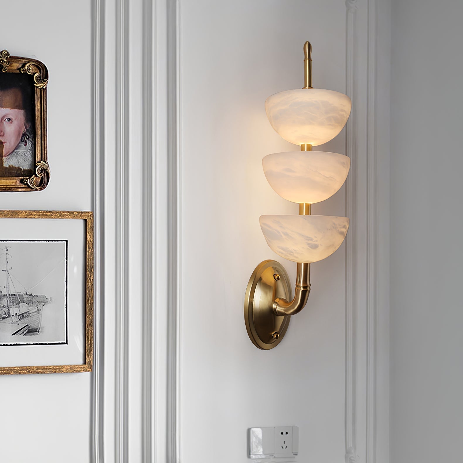 Holy Sword Alabaster Wall Lamp