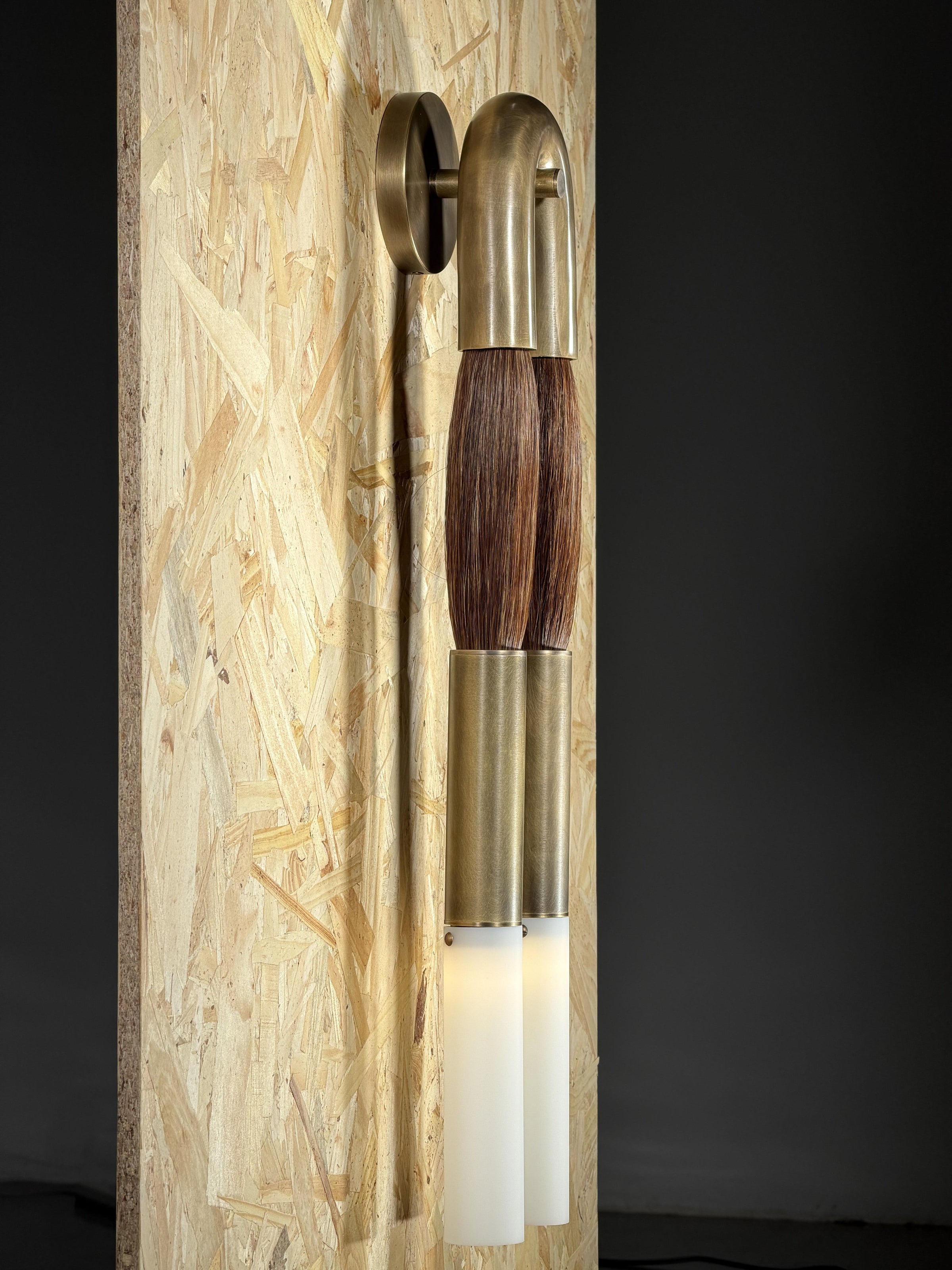 Horsehair Sconce