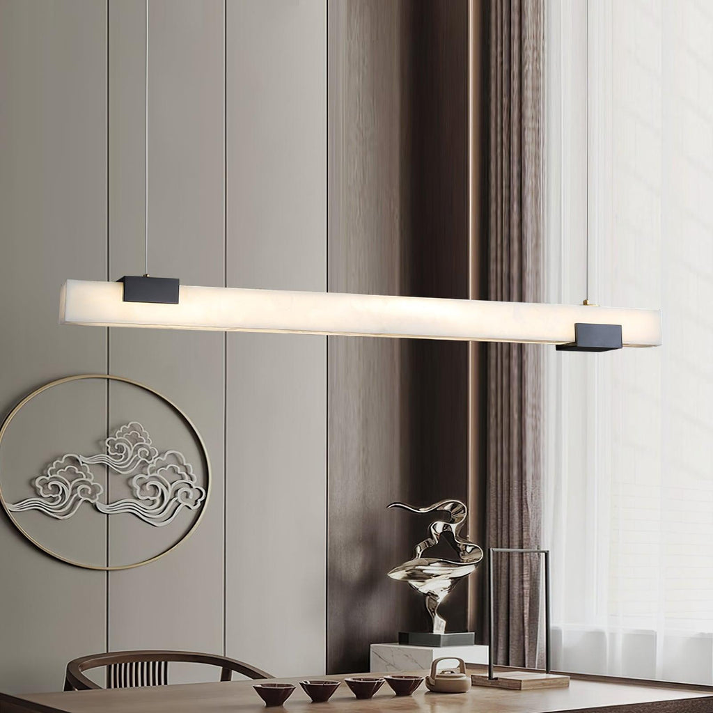 Trixie Alabaster Island Pendant Lamp