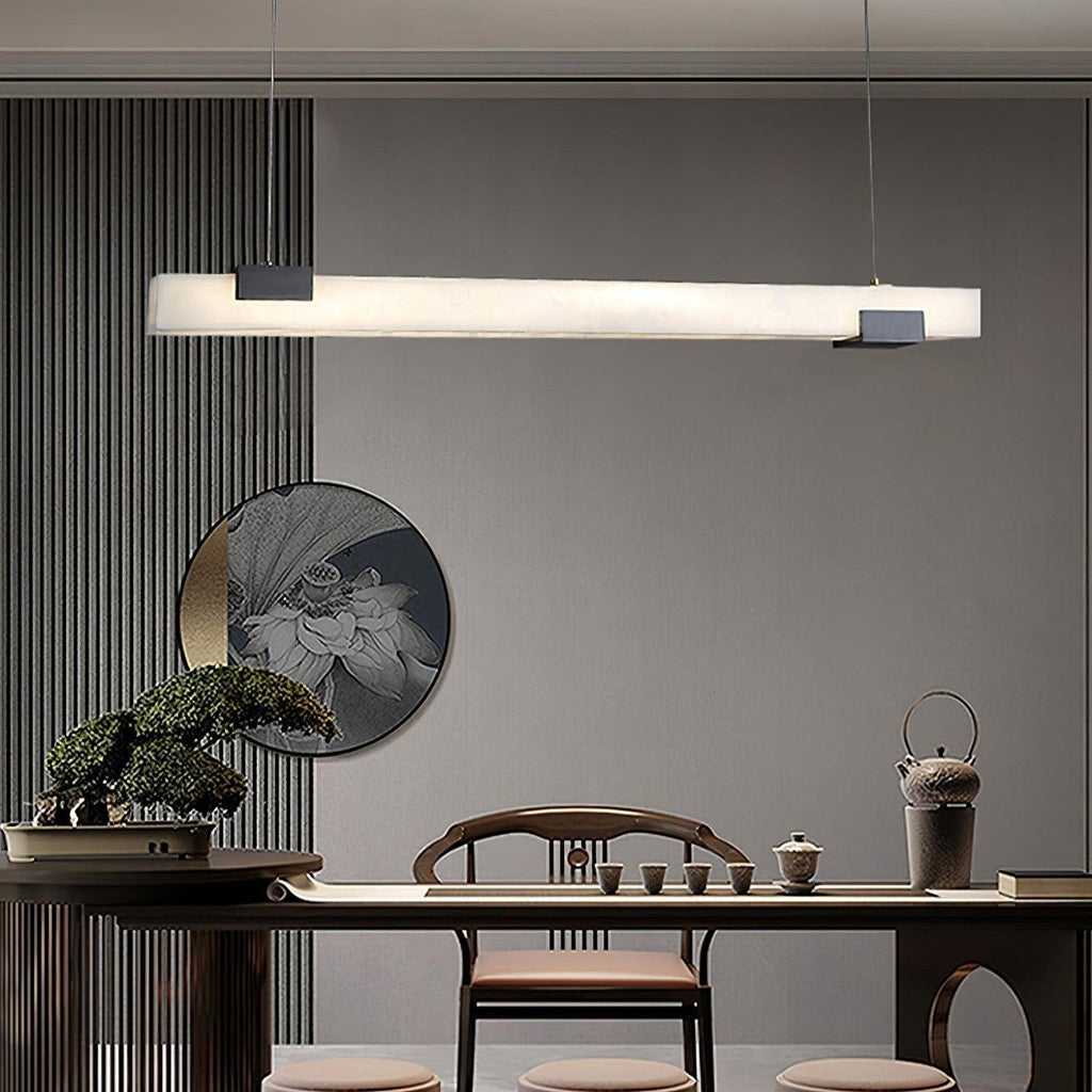 Trixie Alabaster Island Pendant Lamp