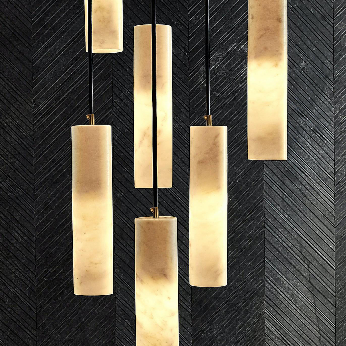 Silo Alabaster Ceiling Light