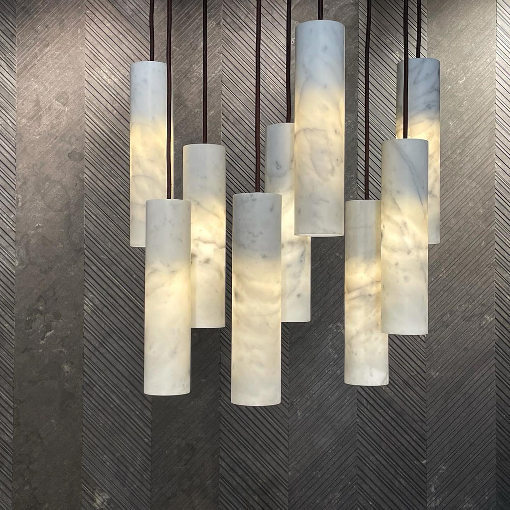 Silo Alabaster Ceiling Light