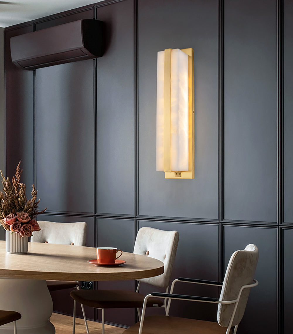 Jessie Alabaster Wall Sconce