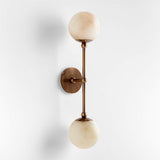Jon 2 Light Alabaster Wall Sconce