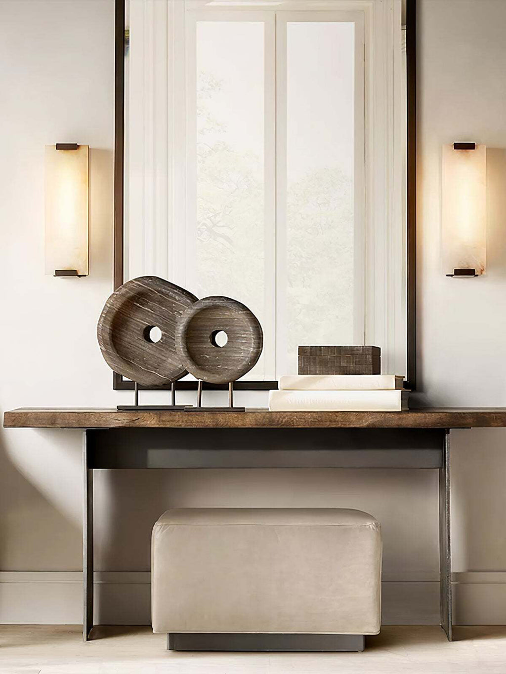 Kyla Alabaster Wall Sconce