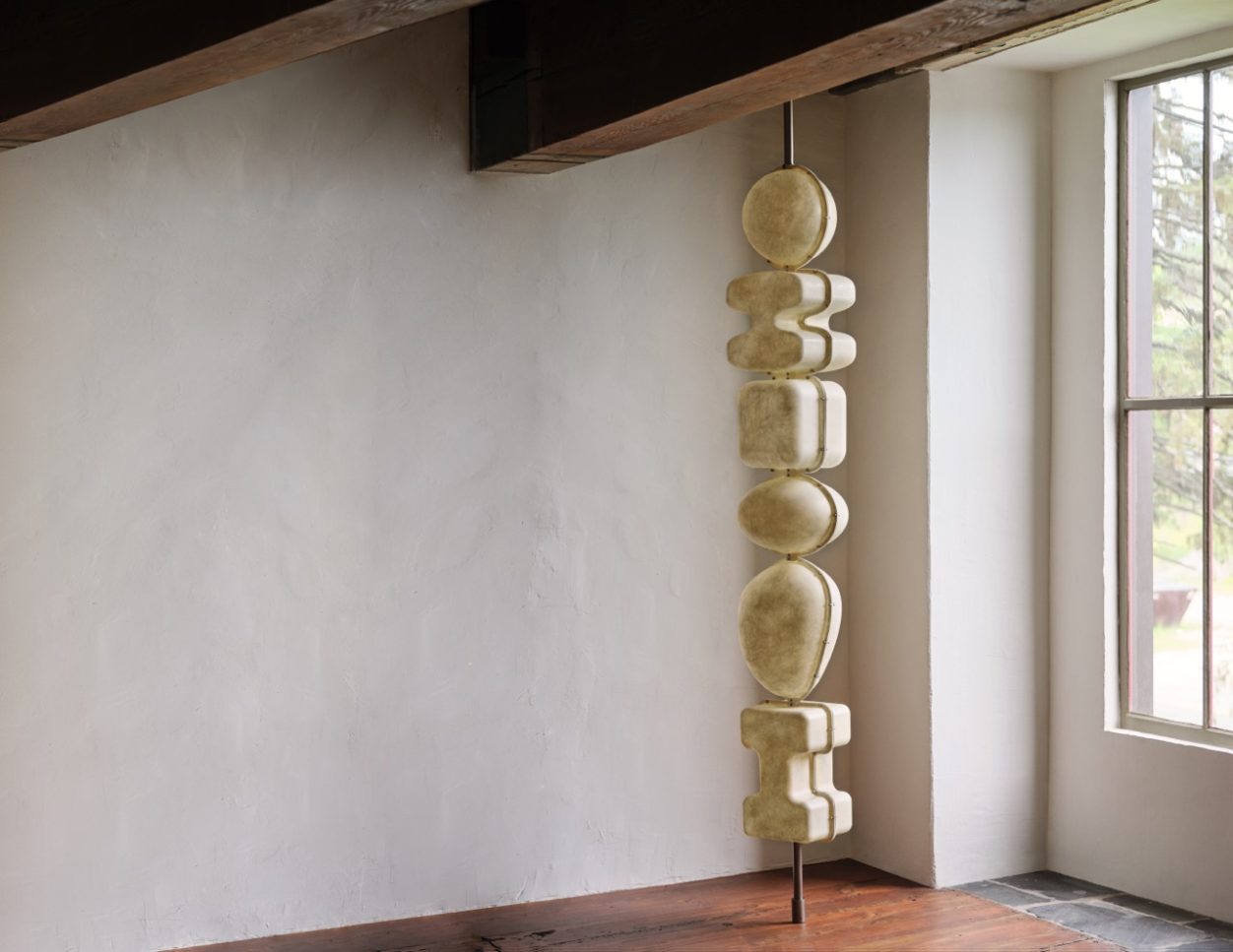 Lantern Stack Floor to Ceiling Lamp