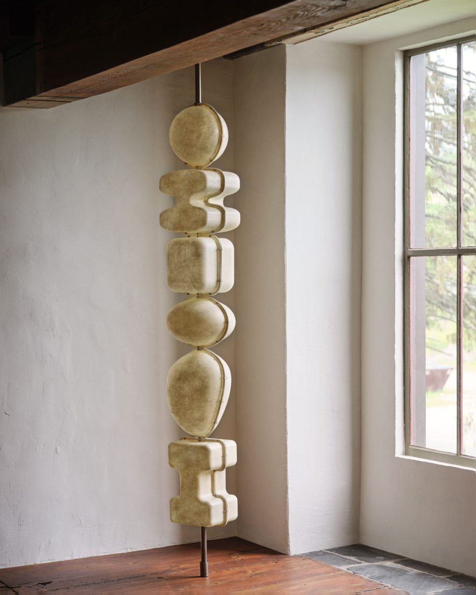 Lantern Stack Floor to Ceiling Lamp