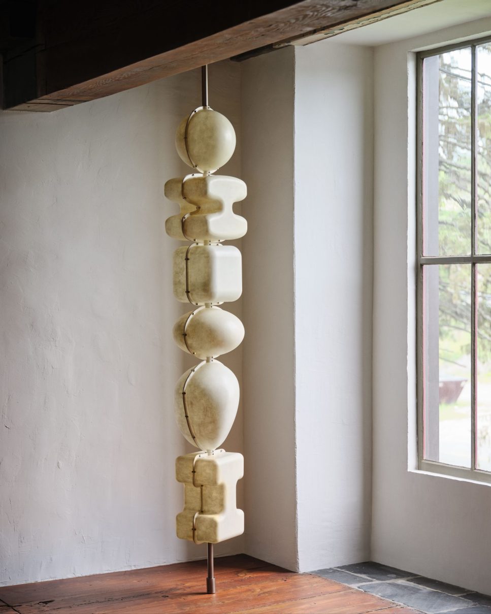 Lantern Stack Floor to Ceiling Lamp