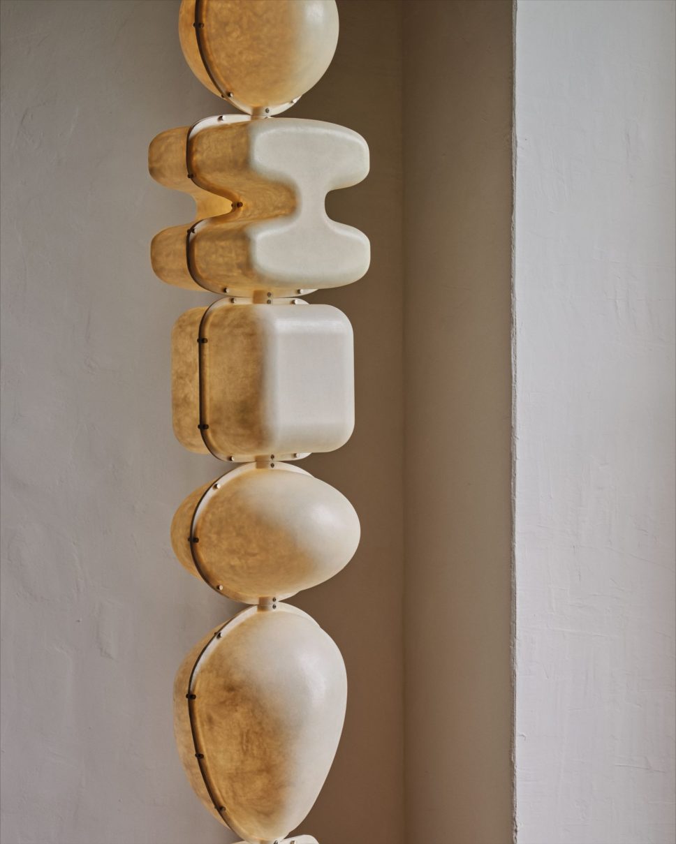 Lantern Stack Floor to Ceiling Lamp