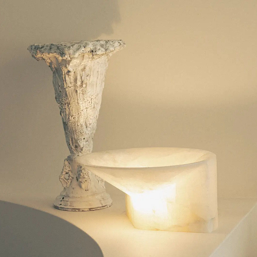 Stone Uplight Table Lamp