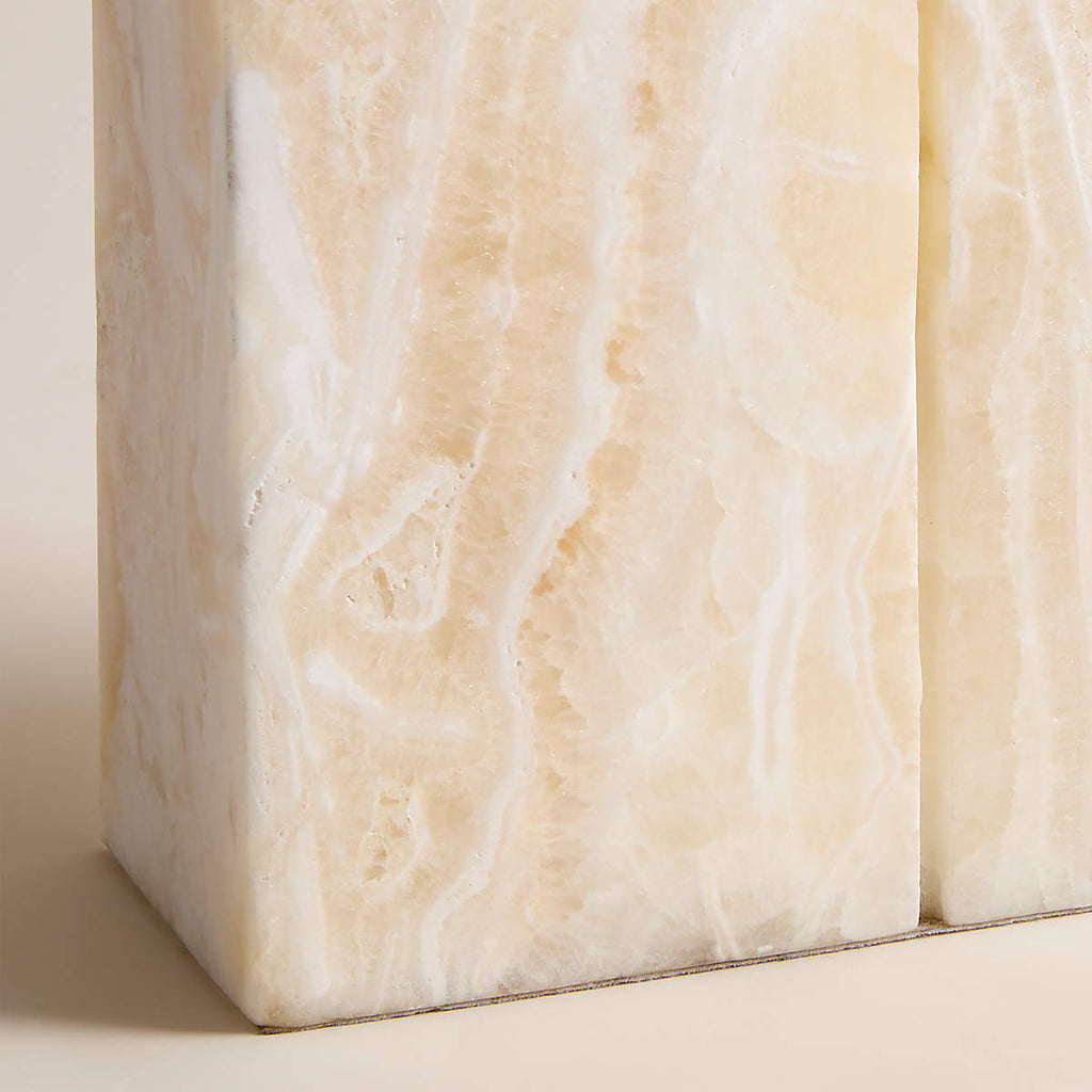 Lastra Cream Onyx Table Lamp