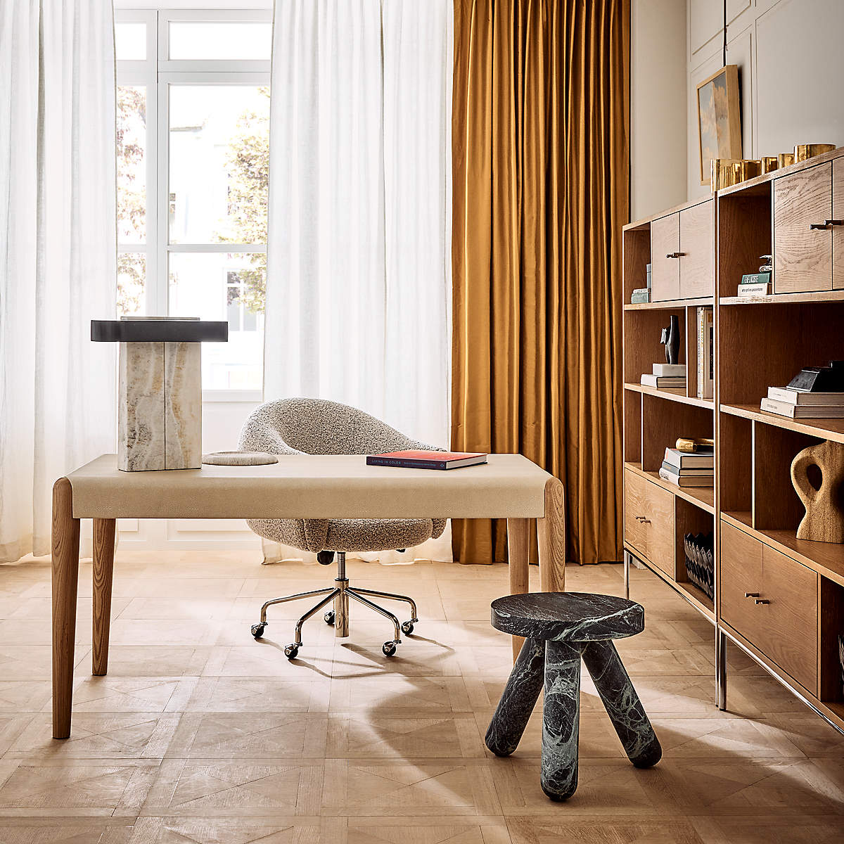 Lastra Cream Onyx Table Lamp