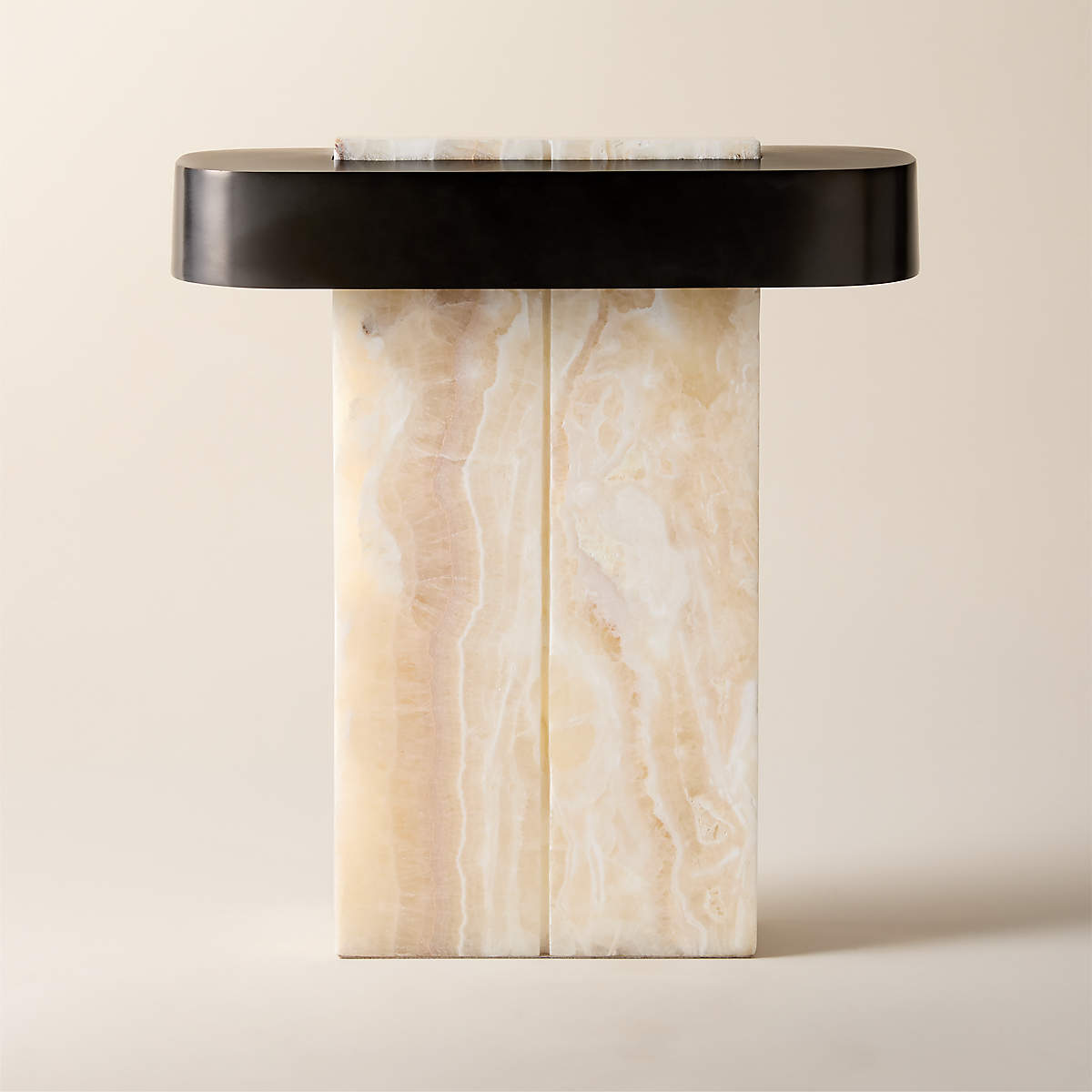 Lastra Cream Onyx Table Lamp
