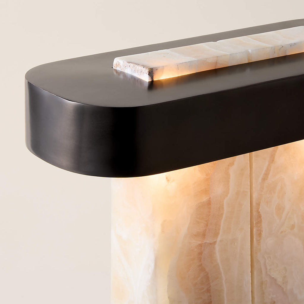 Lastra Cream Onyx Table Lamp