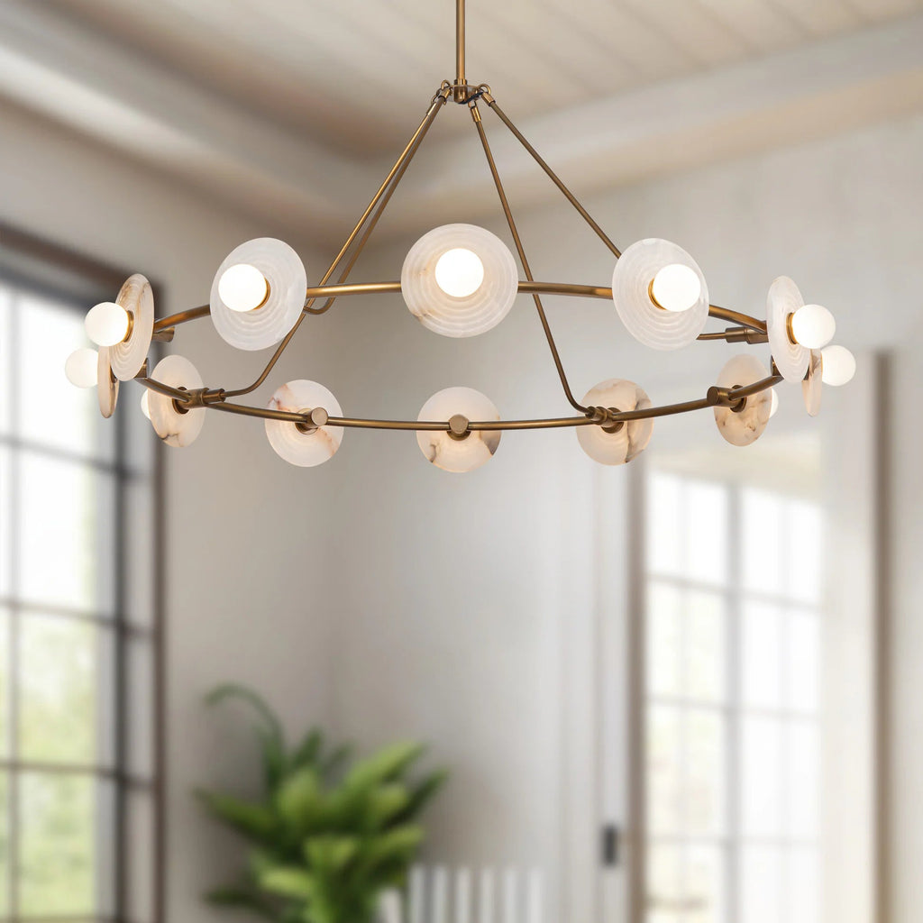 Levoy Alabaster Chandelier