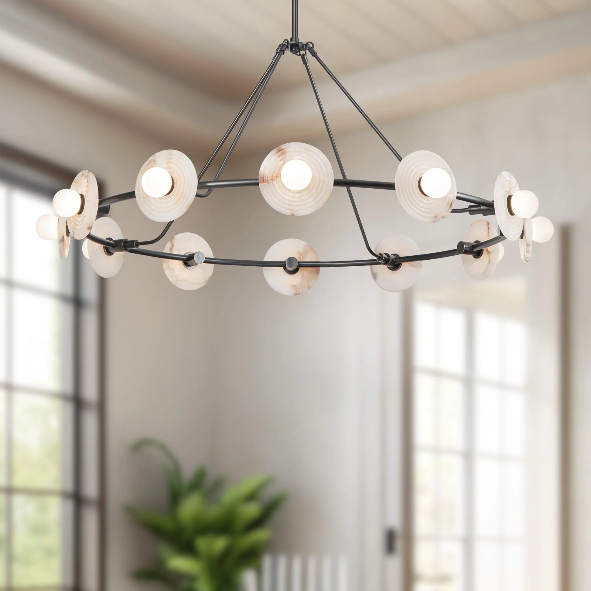 Levoy Alabaster Chandelier