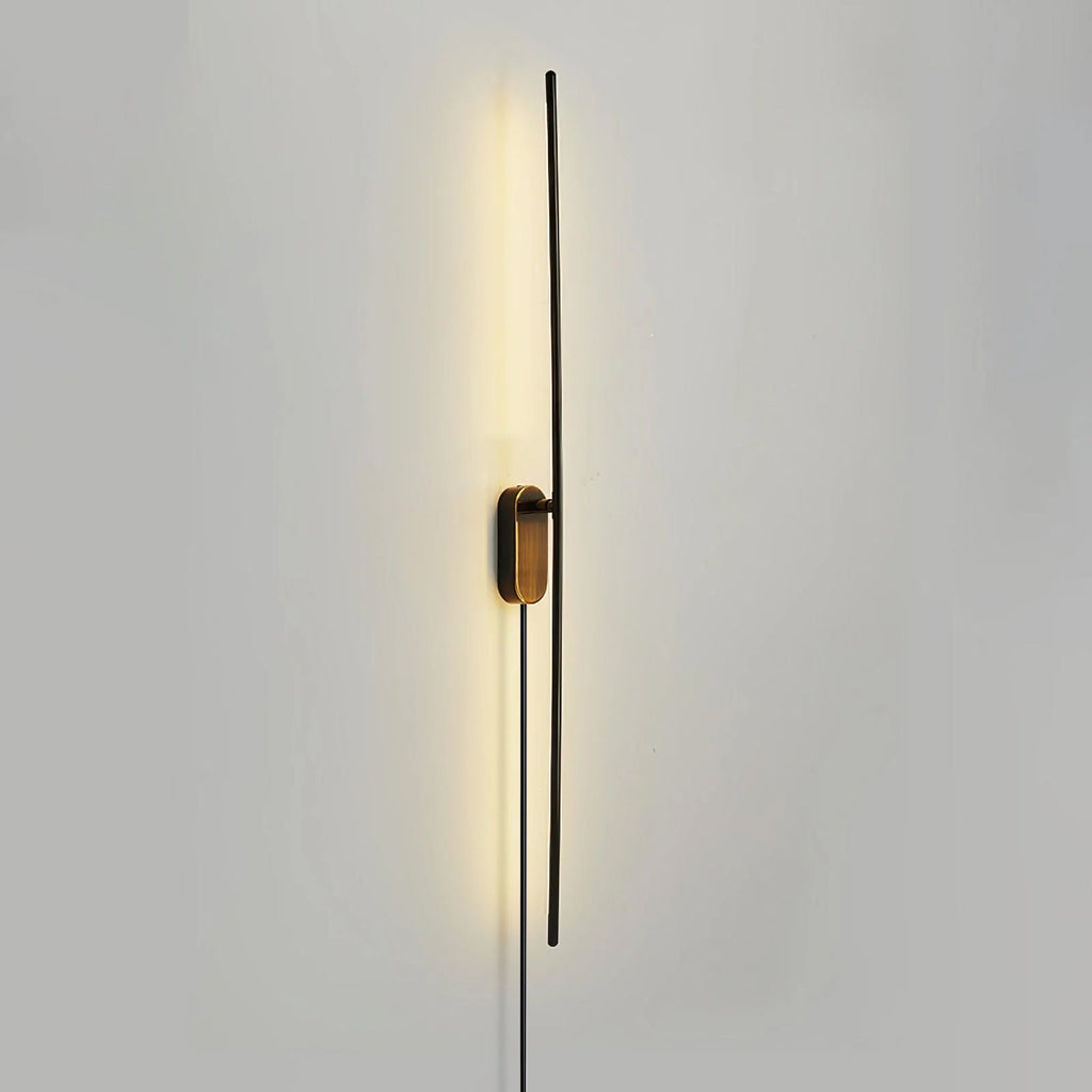 Linnen Rod Plug-in Wall Sconce