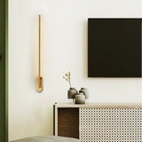 Linnen Rod Plug-in Wall Sconce