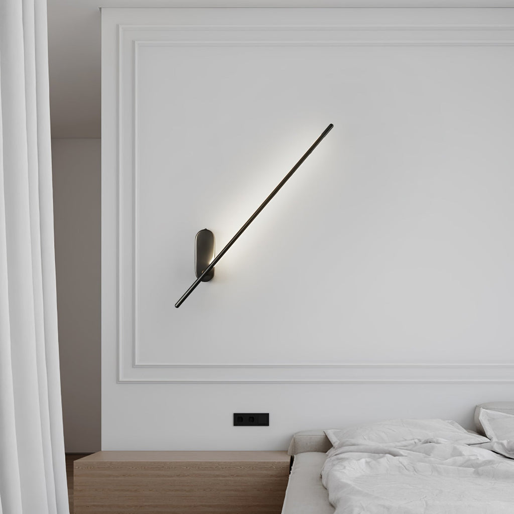 Linnen Rod Plug-in Wall Sconce