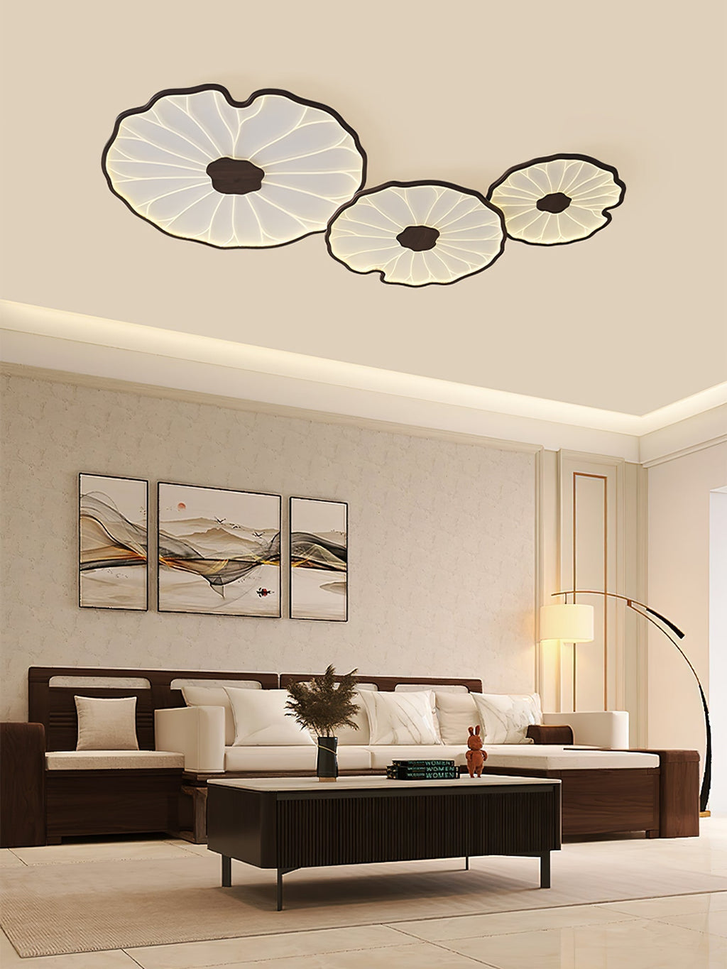 Rosalee Lotus Flush Mount Lighting