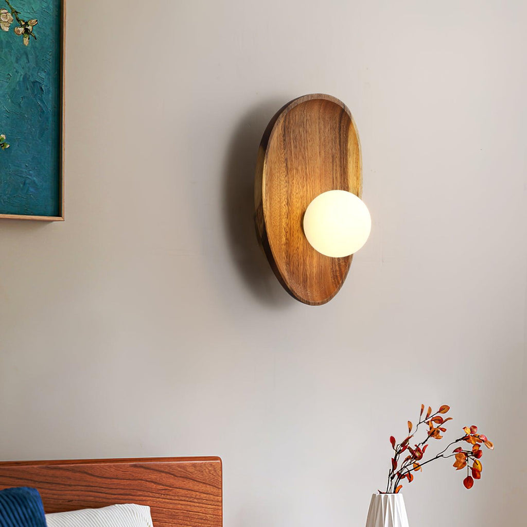 Lucille Wood Wall Sconce