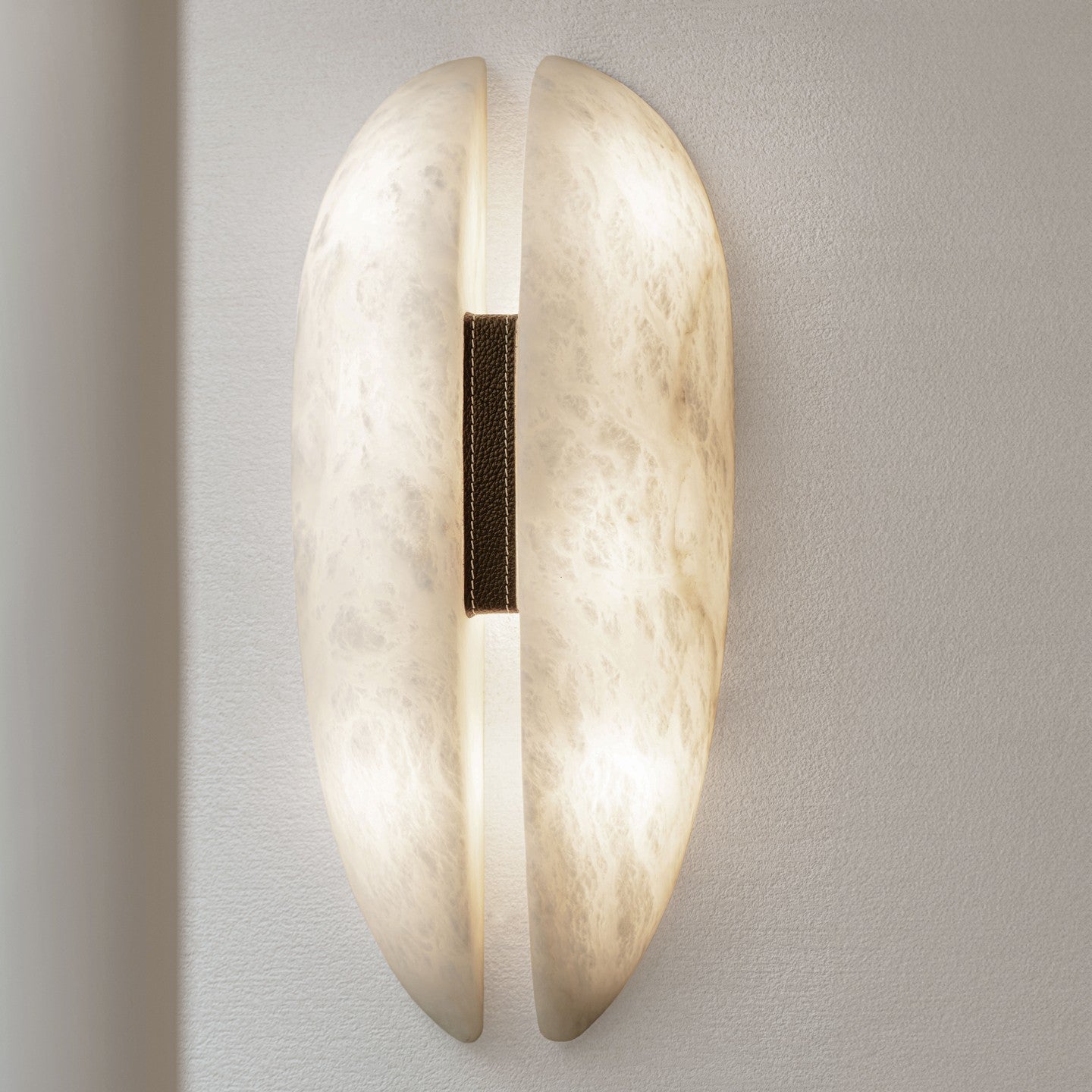 Luna Sconce Alabaster Wall Light