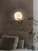 Lunar Alabaster Wall Sconce