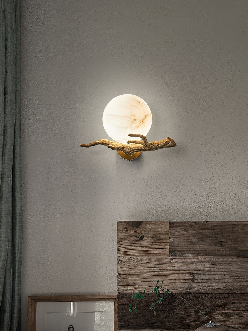 Lunar Alabaster Wall Sconce