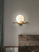 Lunar Alabaster Wall Sconce