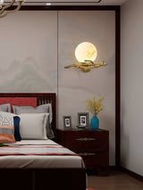 Lunar Alabaster Wall Sconce