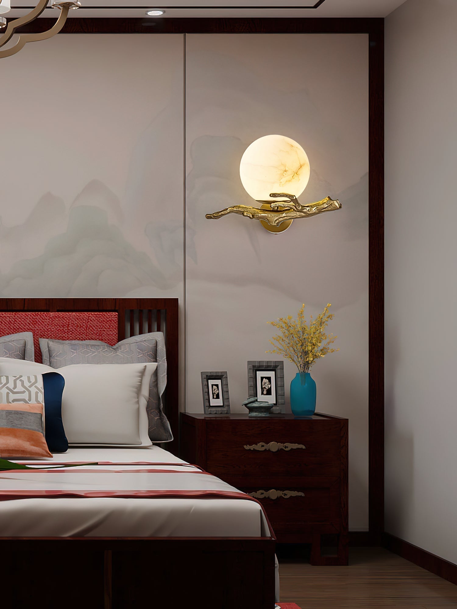 Lunar Alabaster Wall Sconce