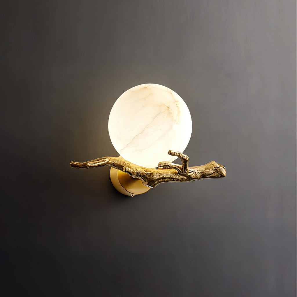 Lunar Alabaster Wall Sconce