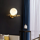 Lunar Alabaster Wall Sconce