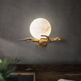 Lunar Alabaster Wall Sconce