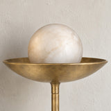Lunelle Alabaster Wall Sconce