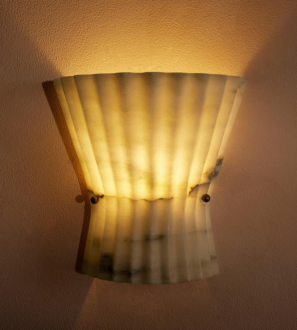 Mallory Alabaster Wall Sconce