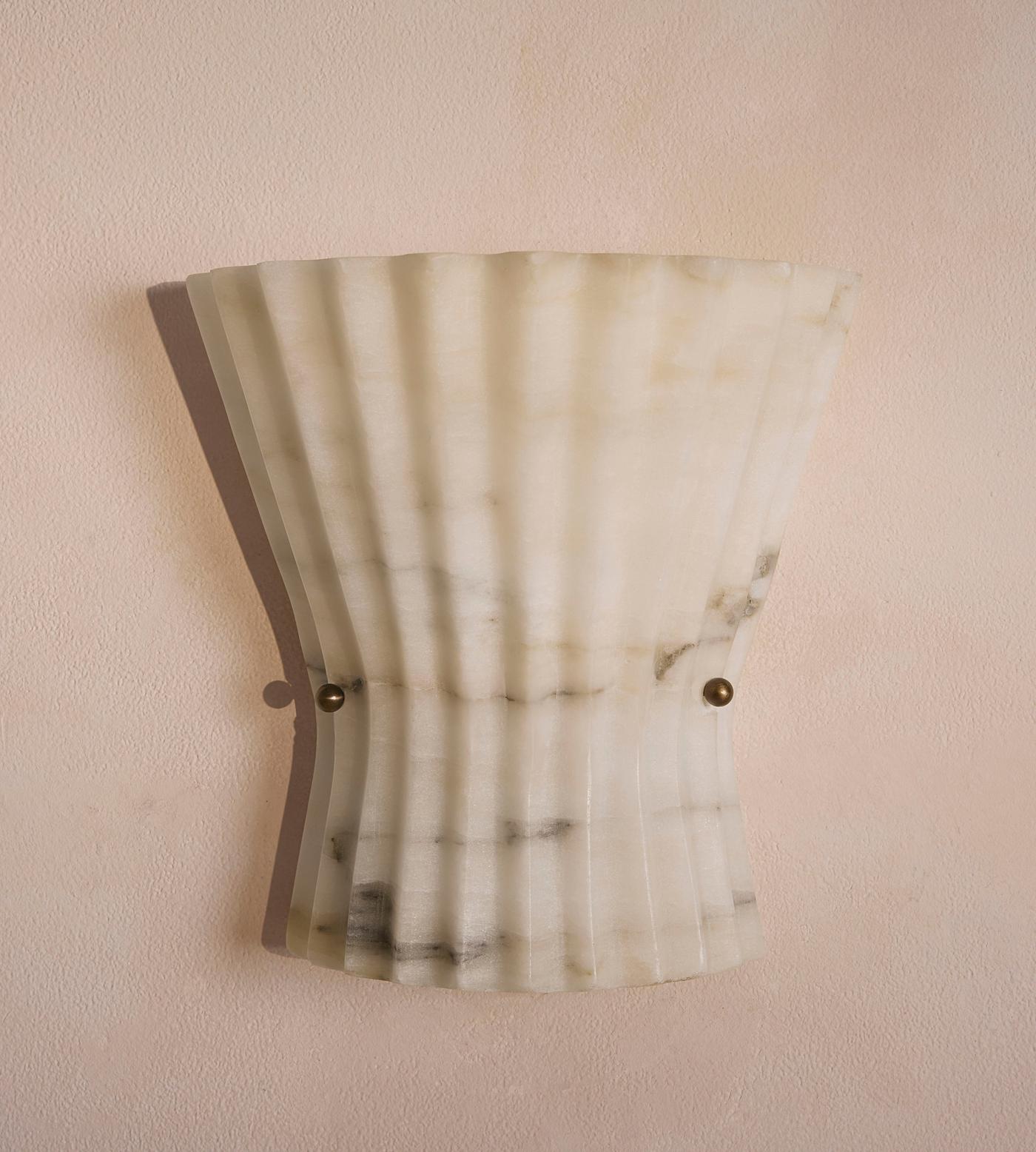 Mallory Alabaster Wall Sconce