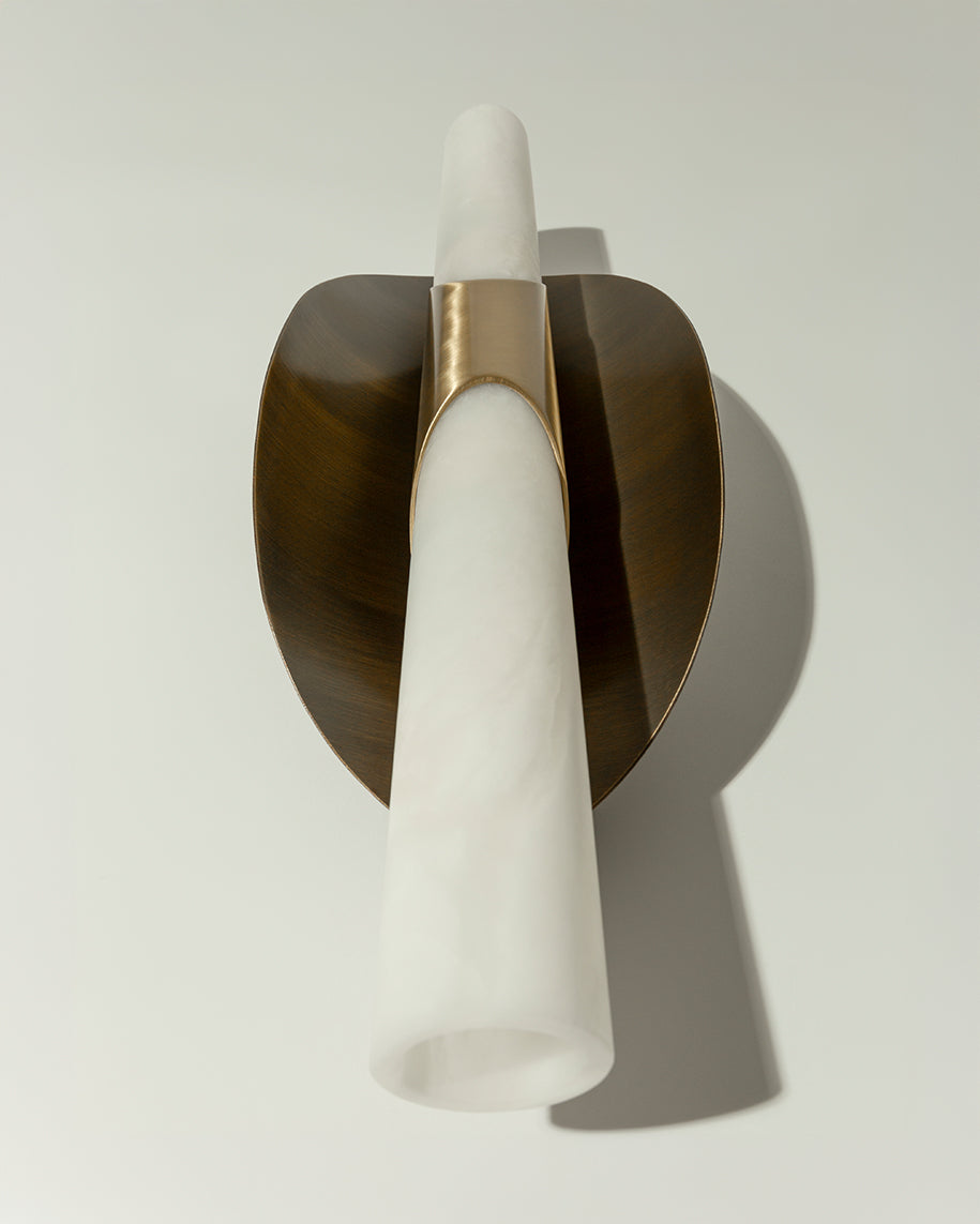 Manta Alabaster Wall Sconce