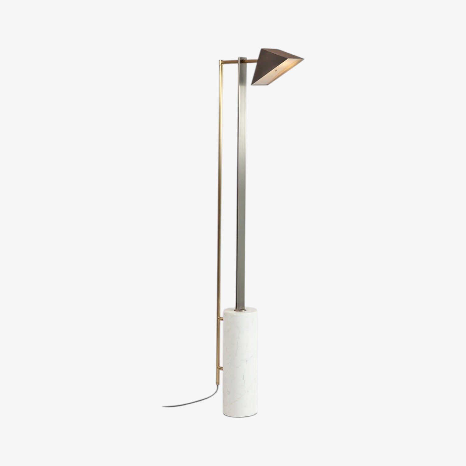 Marble And Wedge Floor Lamp
